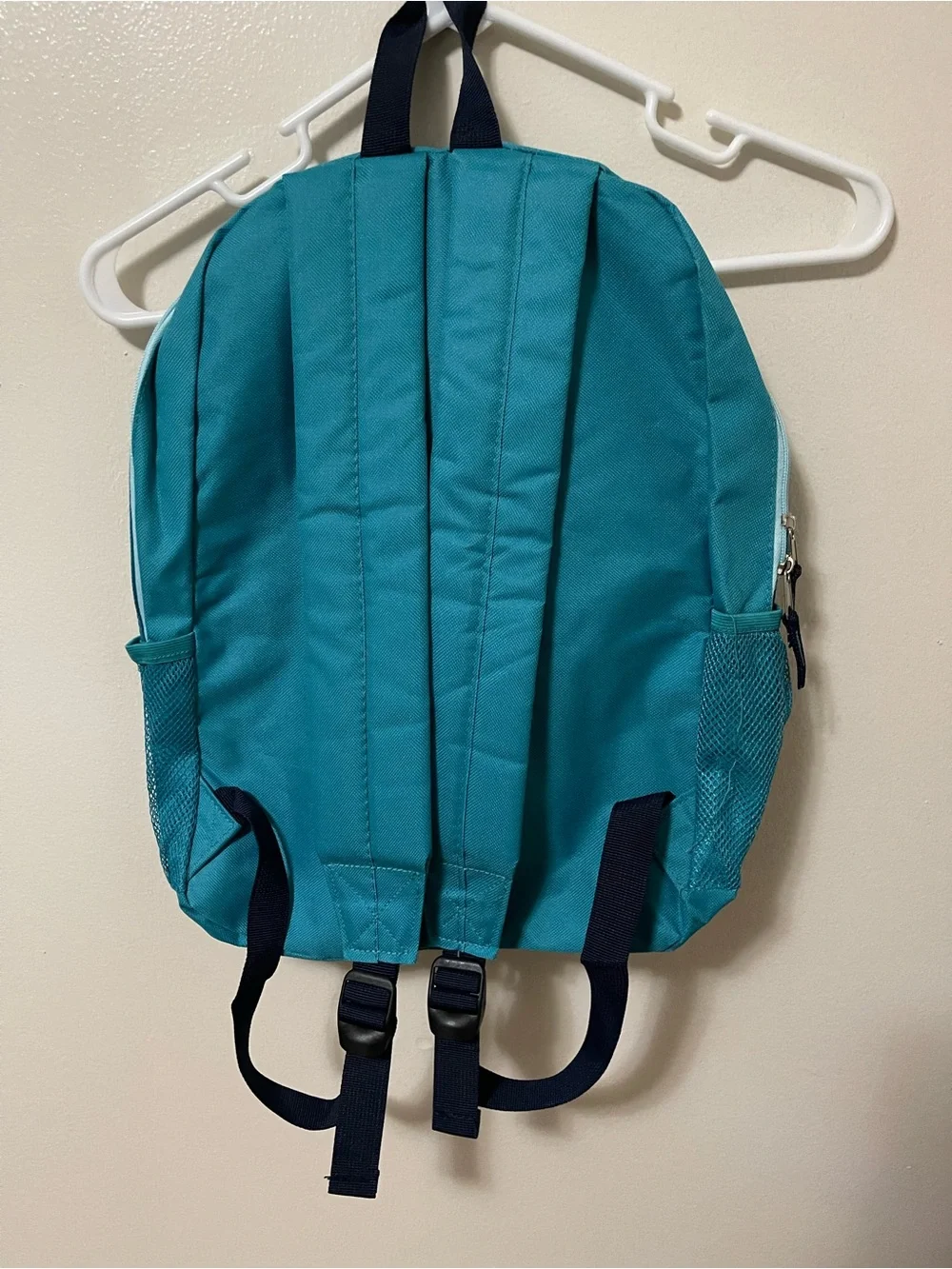 Moda Teal Kids Backpack with Front Bungee and Mesh Pockets